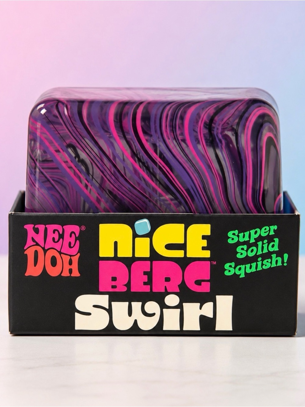 Nice Berg Swirl Squish - Purple & Pink